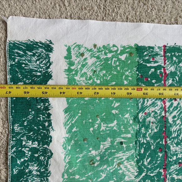 Vintage handprinted Lee Joffa fabric piece - Picture 6 of 16